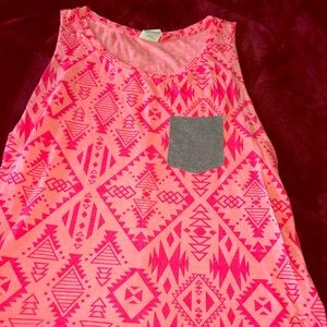 PINK branded tank top
